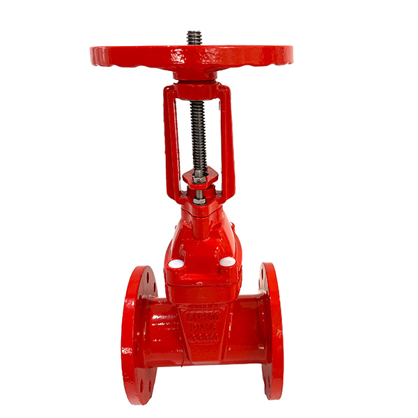 Rising stem gate valve